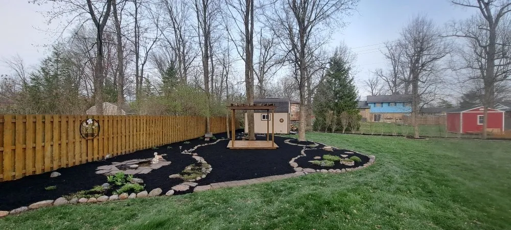 Professional garden landscaping in Dayton, OH by Arenas Landscaping& Construction LLC