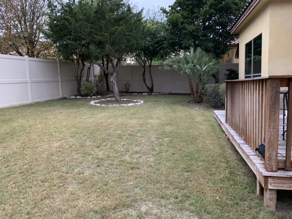 Custom landscape installation in San Antonio, TX by Arevalo’s landscape