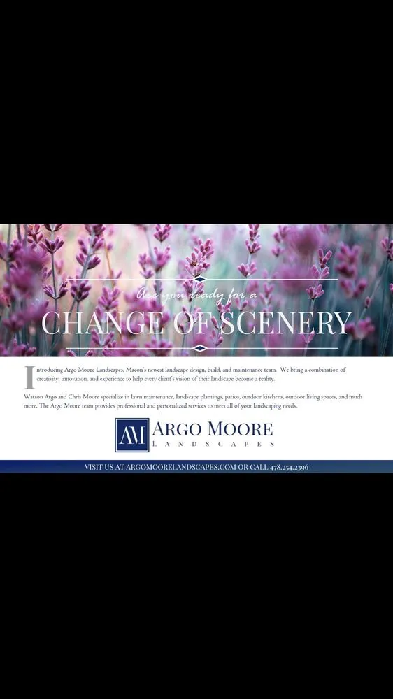 Custom lawn mowing service for homes in Macon, GA by Argo Moore Landscapes