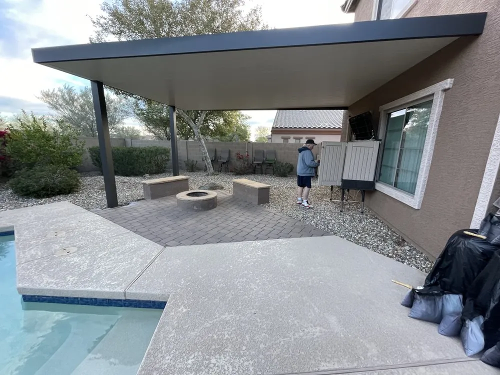 Local landscape installation in Sun City, AZ by Arguelles Landscape