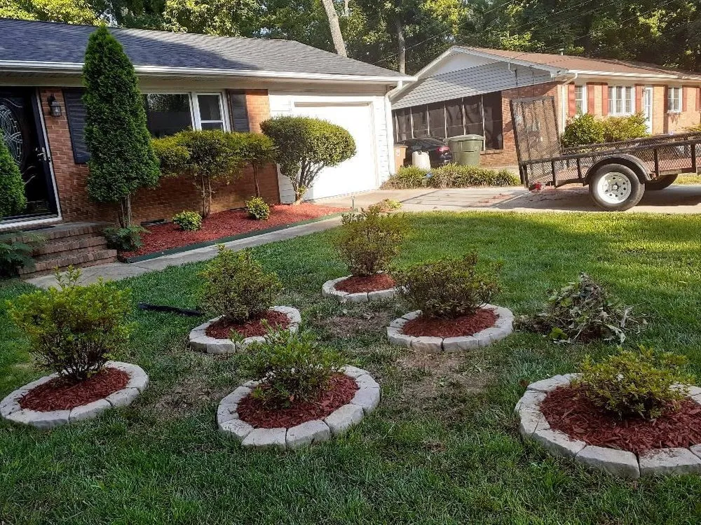 Expert garden landscaping for year-round maintenance in Greensboro, NC by Argueta Services