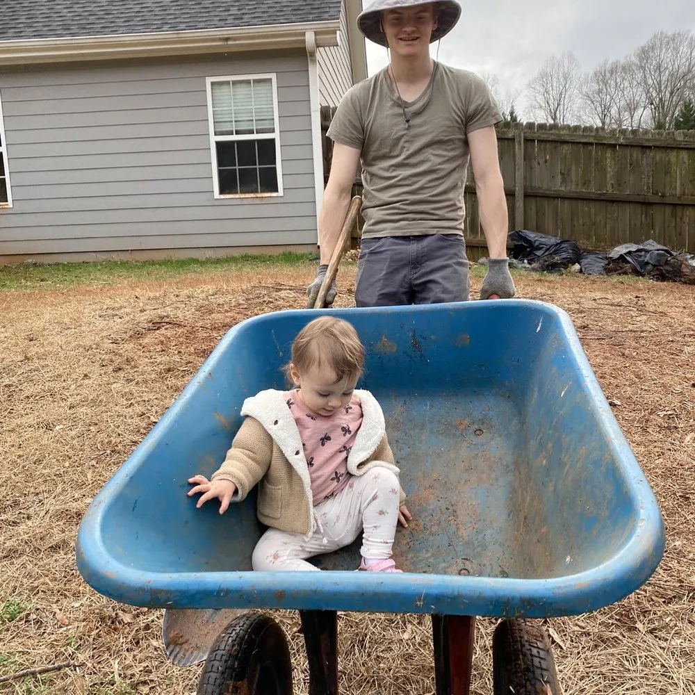 Reliable lawn mowing service with custom design in Jefferson, GA by Ari Fix It