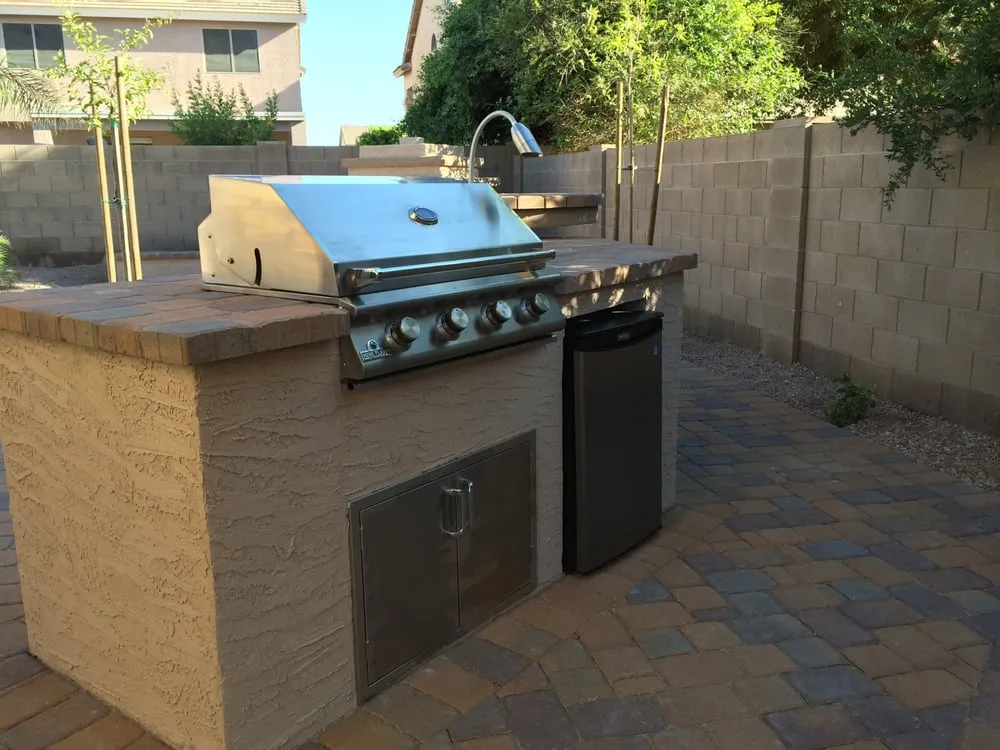 Custom garden landscaping for residential properties in Chandler, AZ by Arid Oasis Landscapes