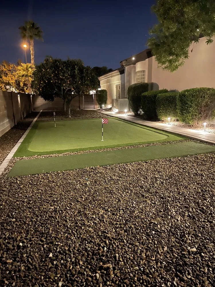 Expert landscape installation in Phoenix, AZ by Arizona Artificial Lawns