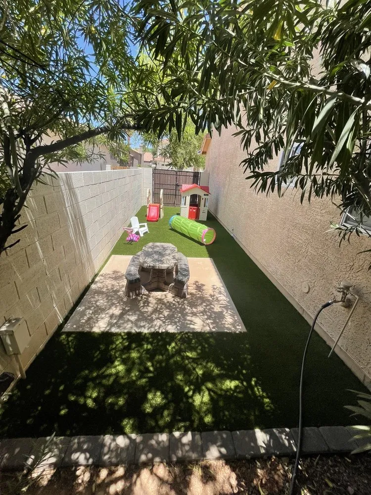 Local yard cleanup service for residential properties in Phoenix, AZ by Arizona Artificial Lawns