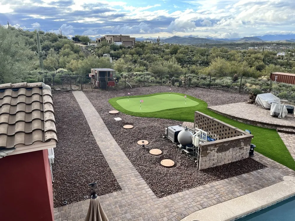 Professional residential landscaping in Phoenix, AZ - Arizona Artificial Lawns