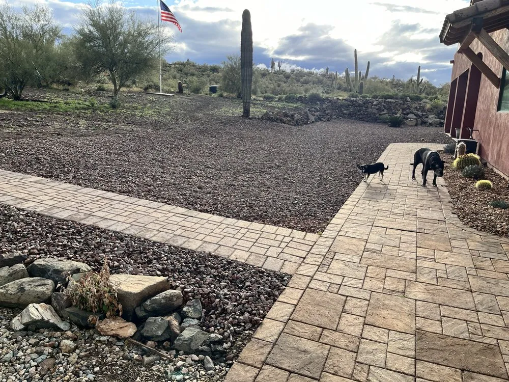 Professional landscape installation in Phoenix, AZ - Arizona Artificial Lawns