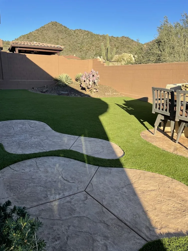Professional lawn mowing service in Phoenix, AZ by Arizona Artificial Lawns