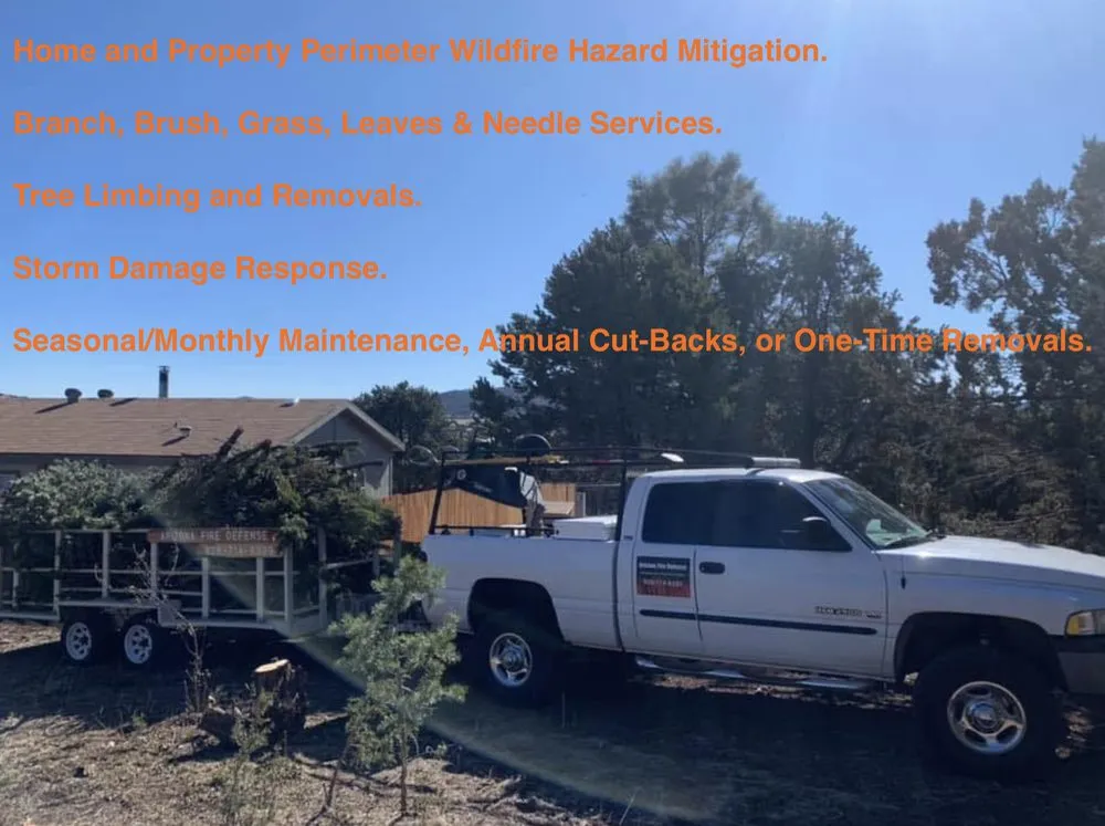 Custom landscape installation in Flagstaff, AZ by Arizona Fire Defense