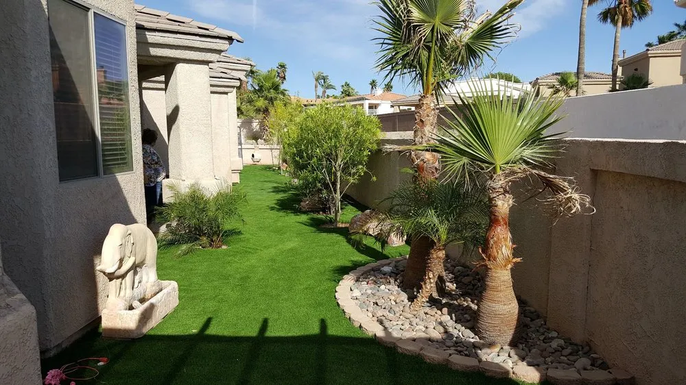 Local lawn mowing service for residential properties in Lake Havasu City, AZ by Arizona Garden Nursery & Landscaping