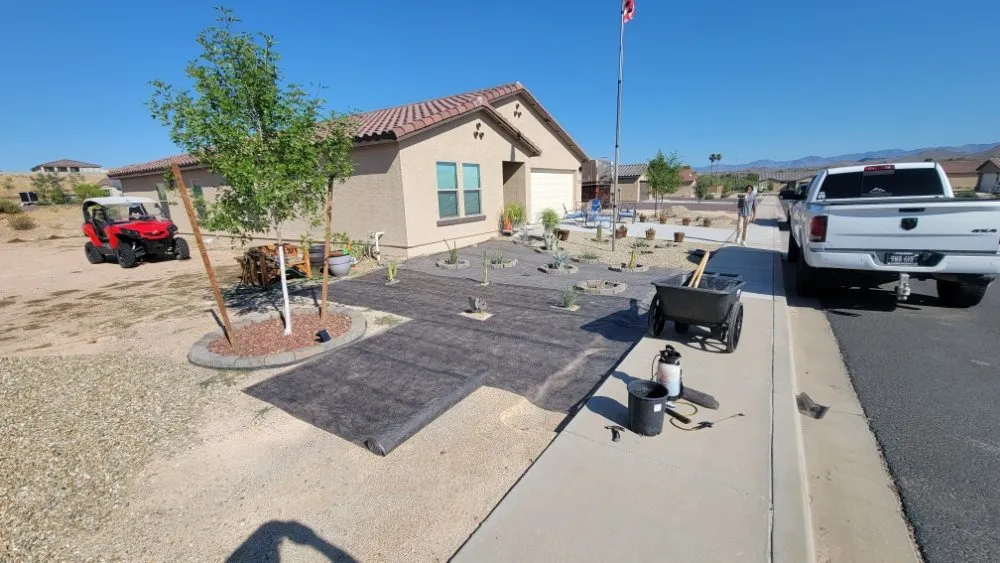 Expert outdoor landscaping in Surprise, AZ by Arizona Homes & Inspections