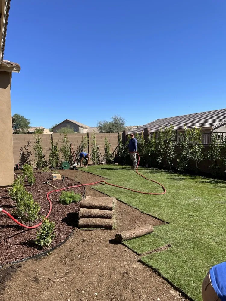 Top-rated lawn mowing service for beautiful yards in Mesa, AZ by Arizona Landscape & Irrigation Solutions