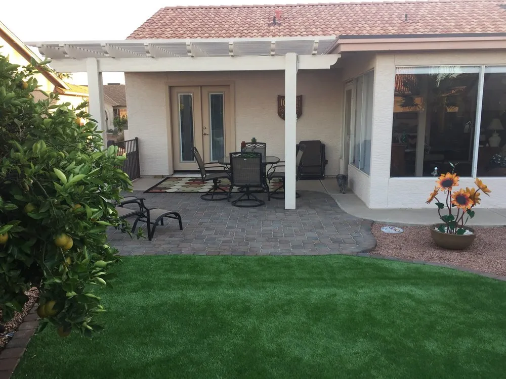 Custom garden landscaping in Queen Creek, AZ by Arizona Living Landscape & Design