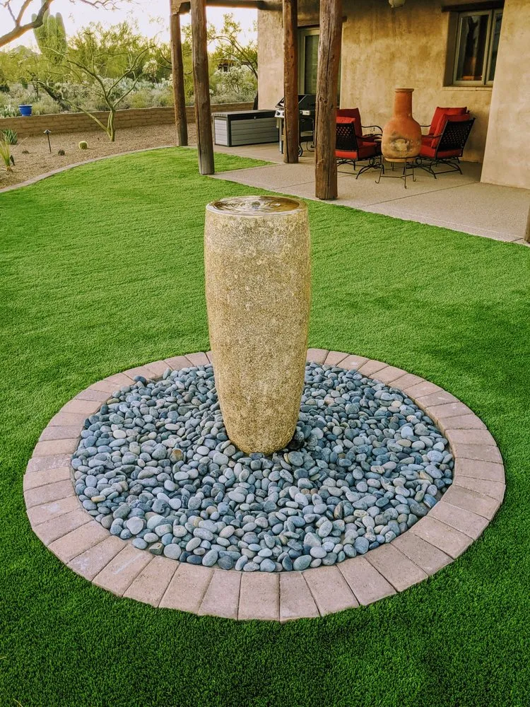 Expert outdoor landscaping with custom design in Marana, AZ by Arizona Native Landscaping