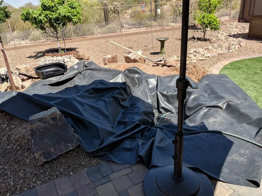 Professional garden landscaping for residential properties in Tucson, AZ by Arizona Ponds & Landscaping