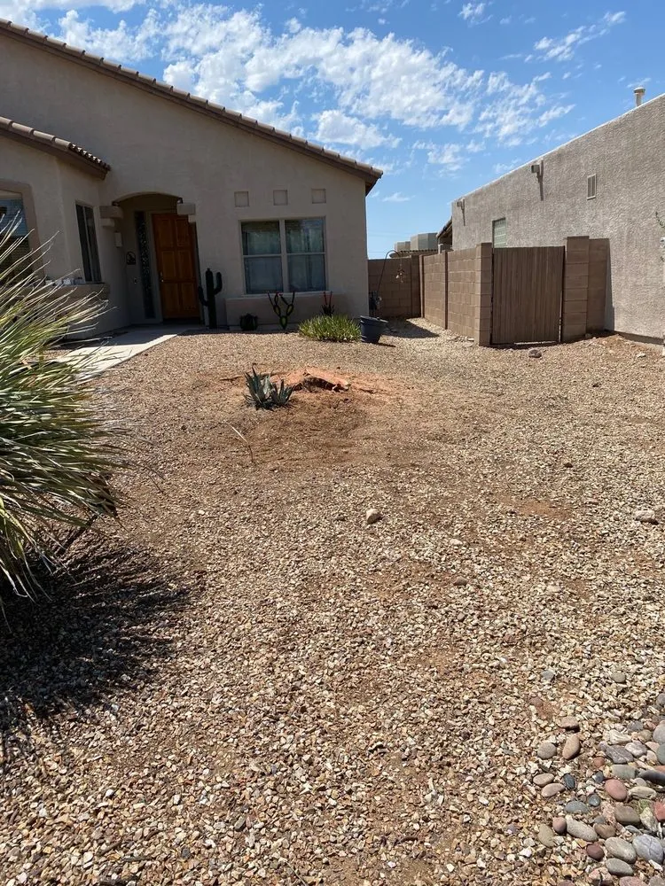 Professional landscape installation in Tucson, AZ by Arizona Pro Landscaping