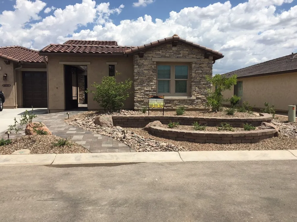 Affordable landscape design for homes in Tucson, AZ by Arizona Proscapes