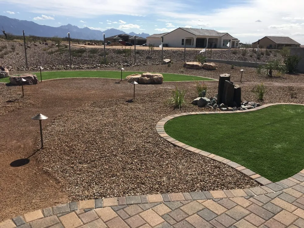 Expert landscape installation for homes in Tucson, AZ by Arizona Proscapes