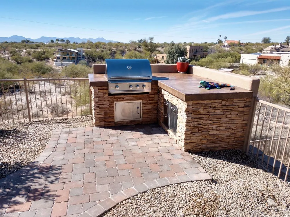 Custom garden landscaping in Tucson, AZ - Arizona Proscapes