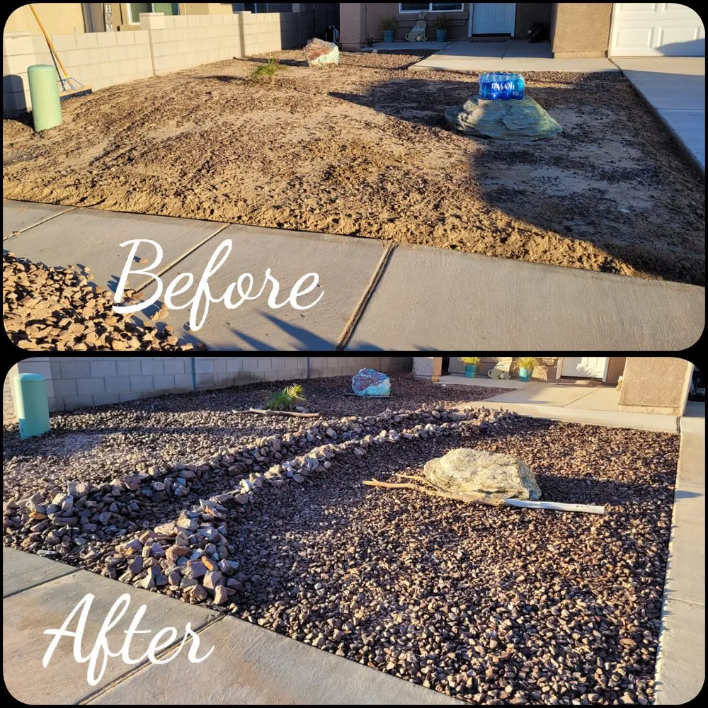 Top-rated residential landscaping with custom design in Yuma, AZ by Arizona Quality Landscaping