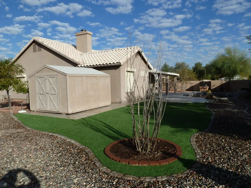 Local lawn mowing service with custom design across Mesa, AZ - Arizona Turf Masters
