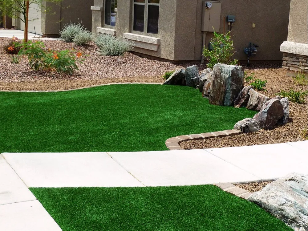 Trusted lawn care service with custom design in Mesa, AZ by Arizona Turf Masters