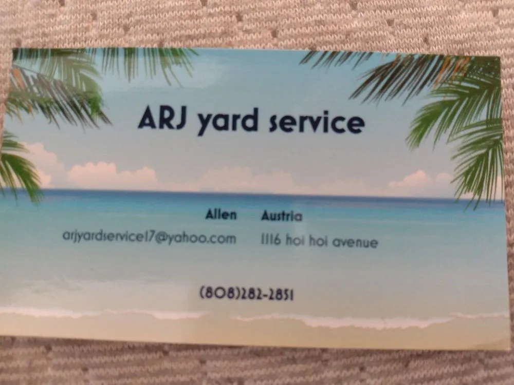 Expert lawn mowing service for year-round maintenance across Wahiawa, HI - arjyardservice