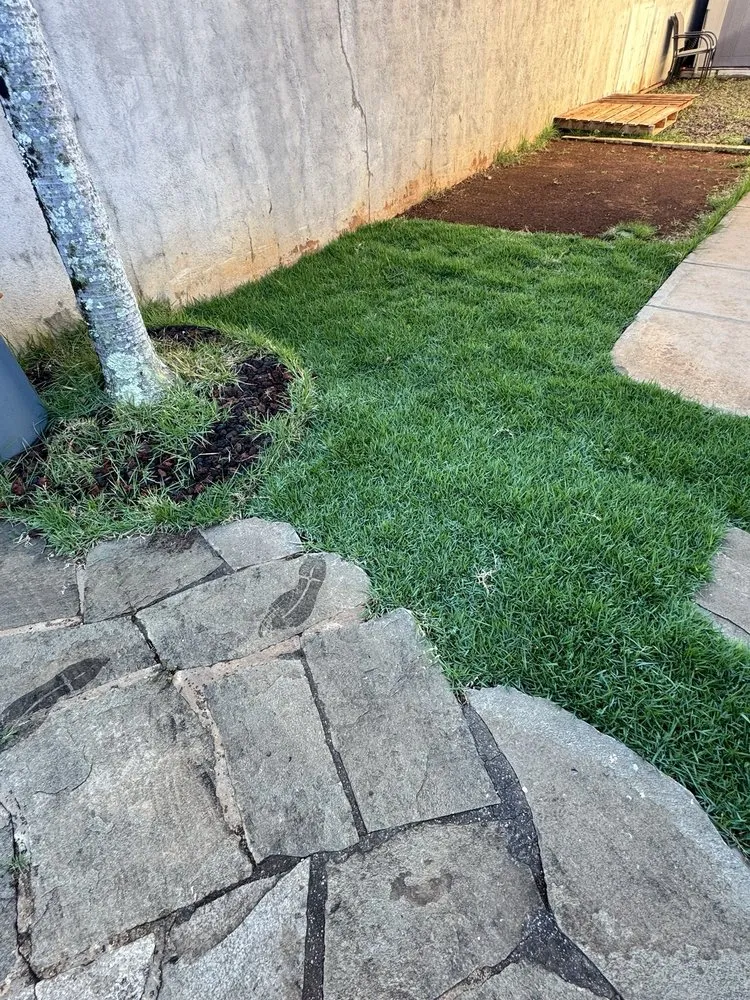 Local outdoor landscaping with custom design in Wahiawa, HI by arjyardservice