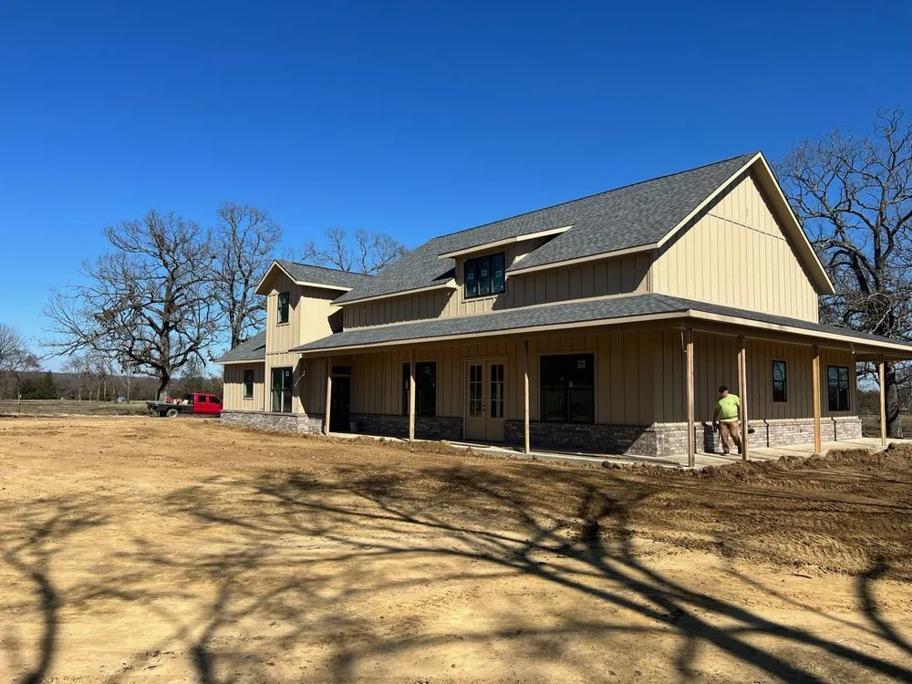 Expert landscape installation with custom design in Huntington, AR by Arkansas Land Management