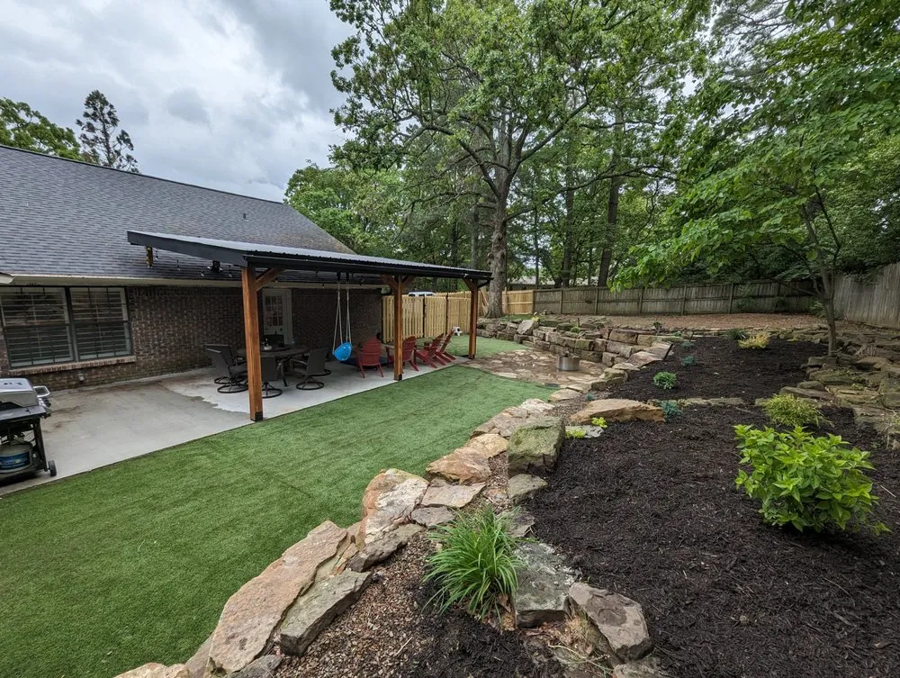 Custom garden landscaping near you in Fayetteville, AR by Arkansas Naturescapes