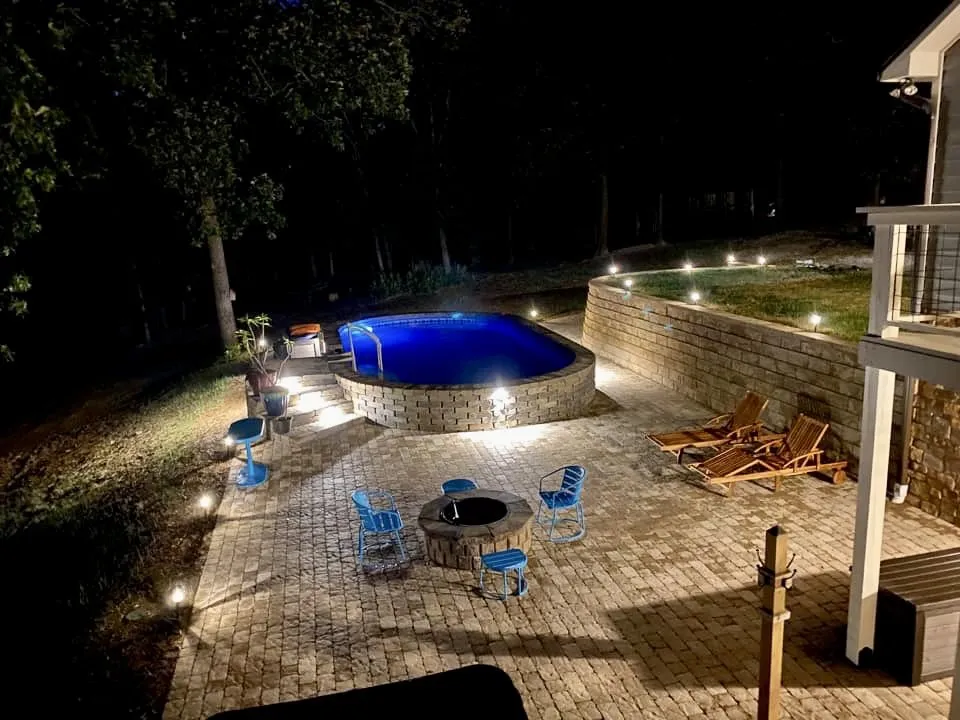 Top-rated garden landscaping with custom design in Elkins, AR by Arkansas Outdoor Professionals