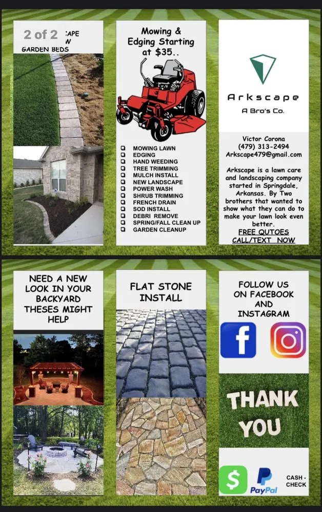 Professional outdoor landscaping with custom design across Springdale, AR - Arkscape