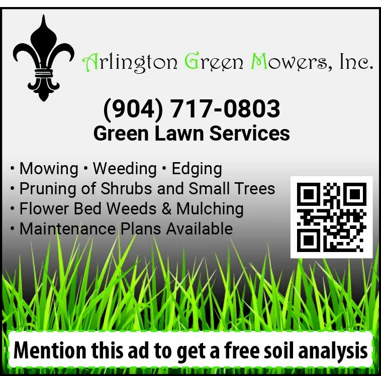 Custom yard maintenance in Jacksonville, FL by Arlington Green Mowers