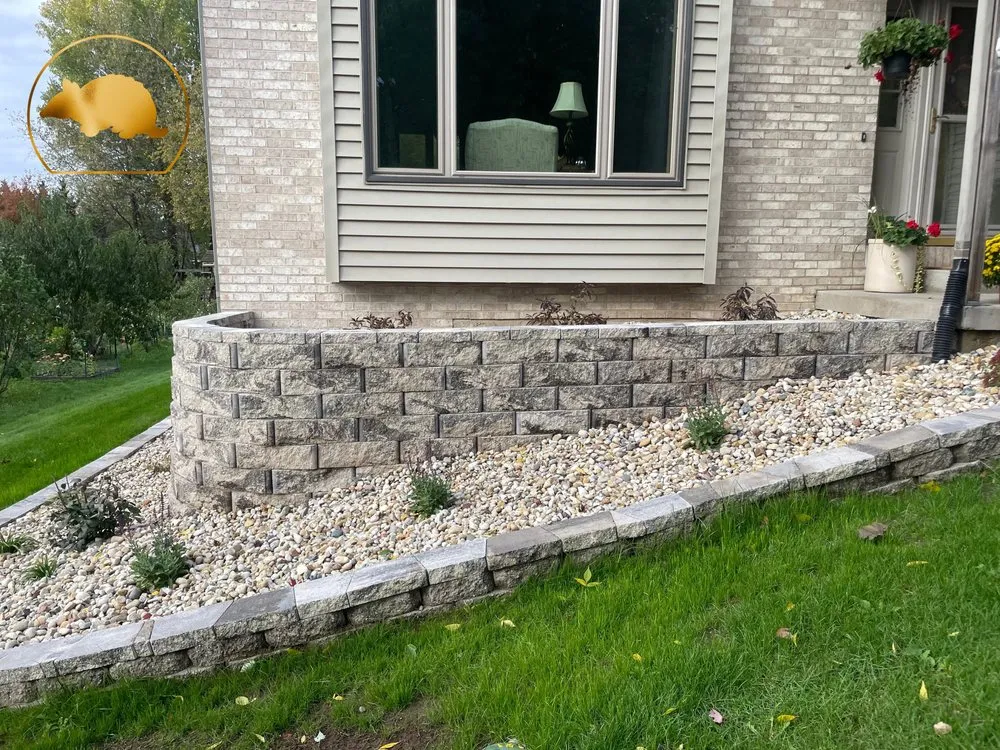 Custom landscape installation for residential properties across Beloit, WI - Armadillo’s Landscaping