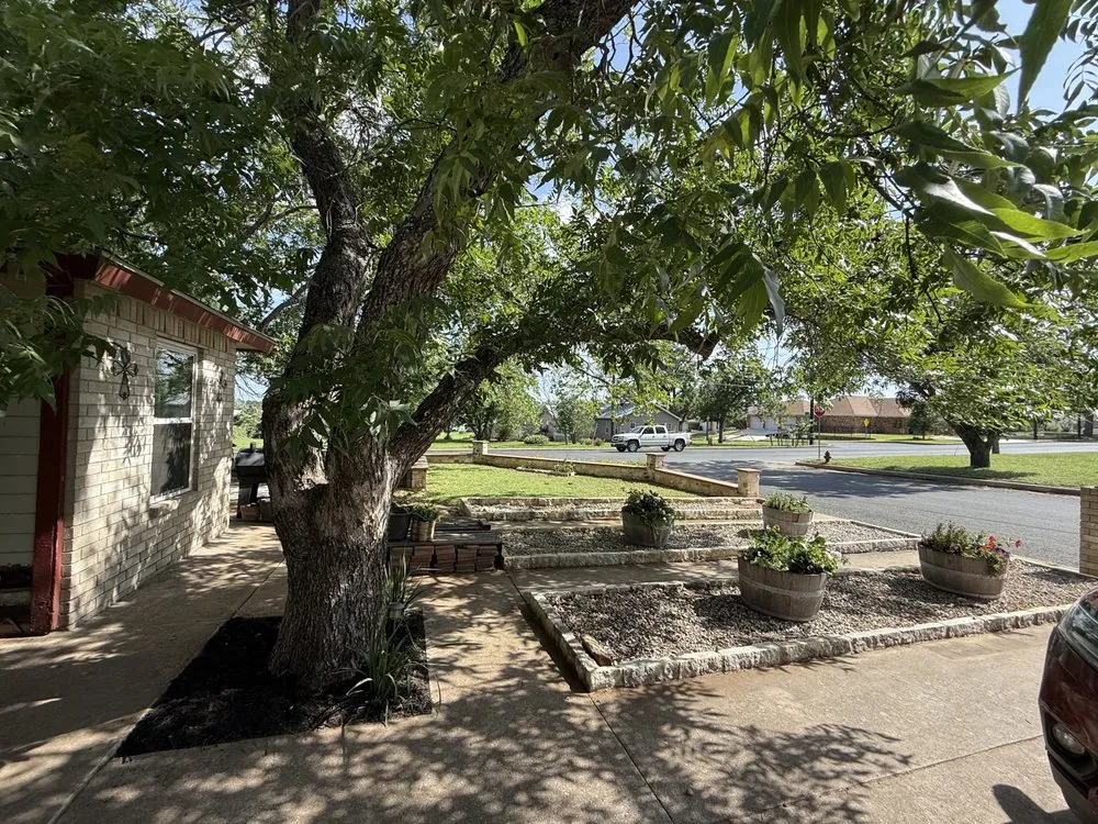 Custom landscape installation in Comfort, TX - Armando Lawn Tree Trimming Window Handy Man Services