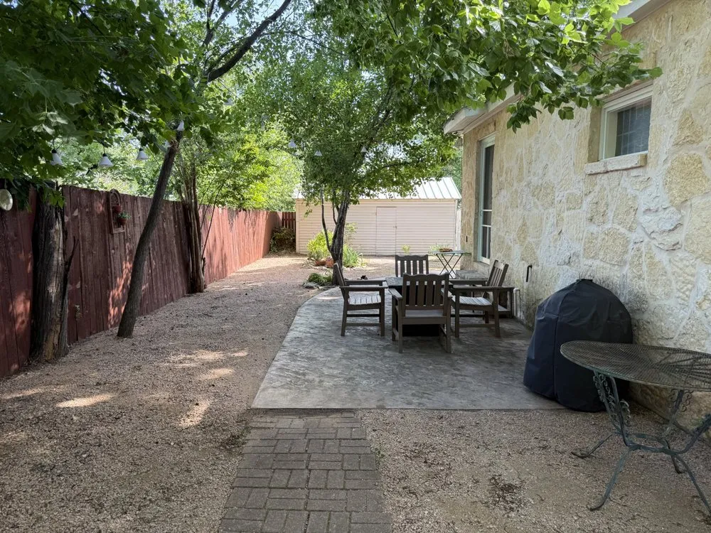 Custom landscape installation for residential properties in Comfort, TX by Armando Lawn Tree Trimming Window Handy Man Services