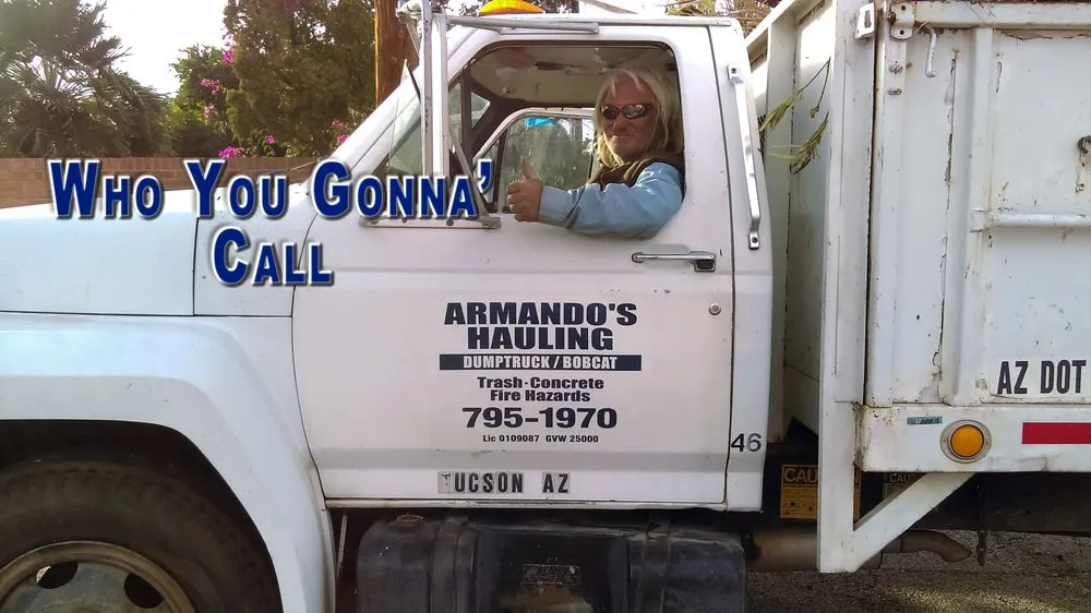 Reliable landscape design in Tucson, AZ by Armando's Hauling & Bobcat Service