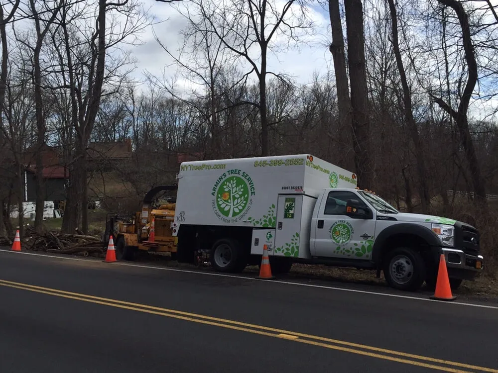 Custom landscape installation in Kingston, NY - Armin's Tree Service