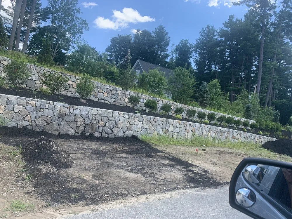 Affordable landscape design in Dracut, MA by Armstrong General Machinery & Landscaping