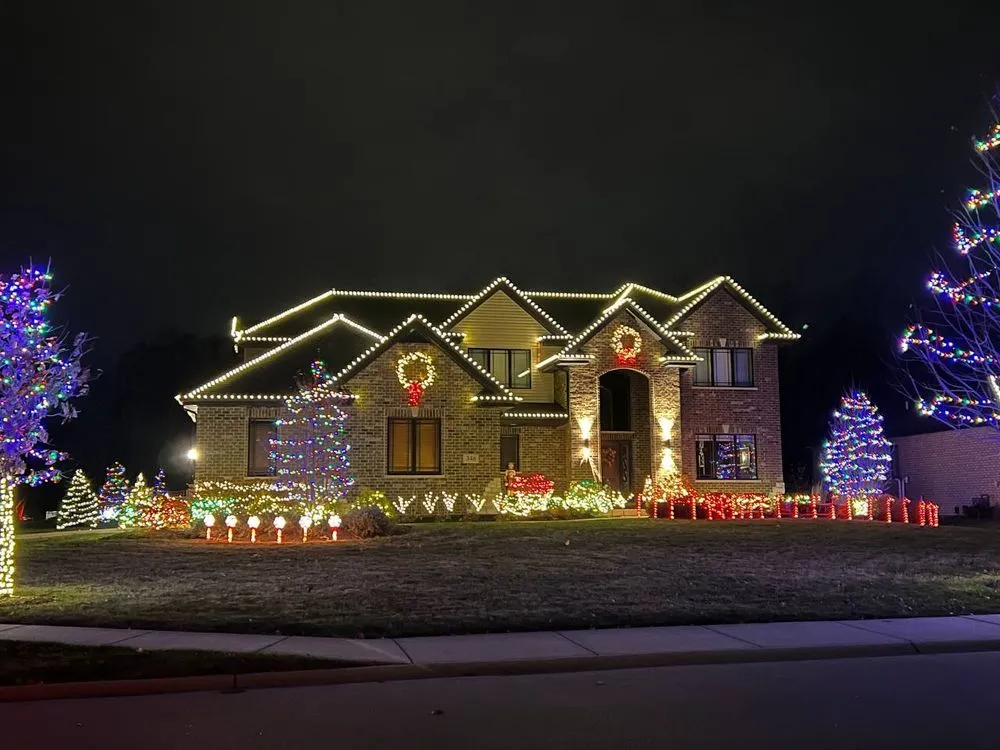 Affordable outdoor landscaping with custom design in Romeoville, IL by Armstrong Housing