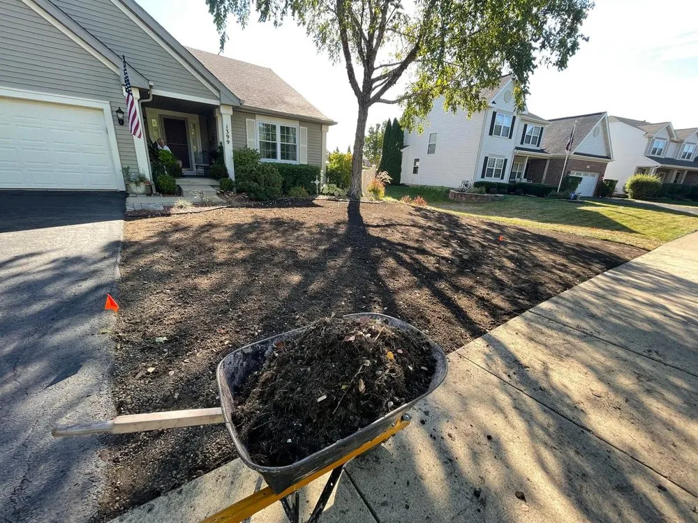 Custom residential landscaping for year-round maintenance across N Aurora, IL - Armstrong Lawn Care Services