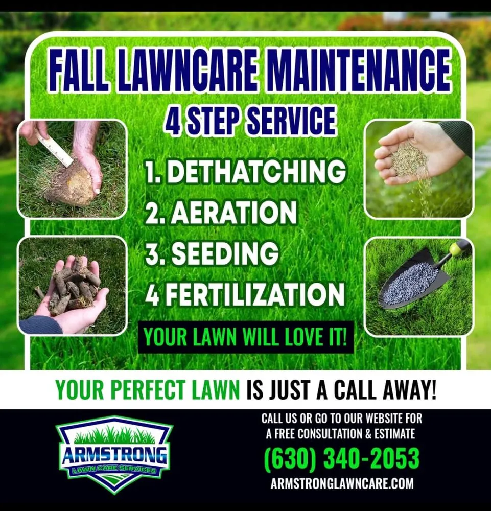 Custom lawn mowing service in N Aurora, IL - Armstrong Lawn Care Services