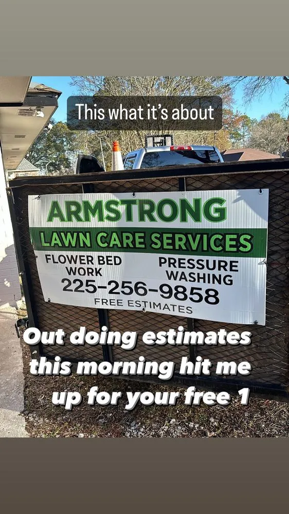Local landscaping services experts serving Denham Springs, LA - Armstrong LawnCare Services