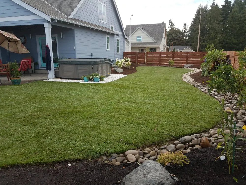 Custom residential landscaping in Salem, OR by Arne Jensen Landscaping