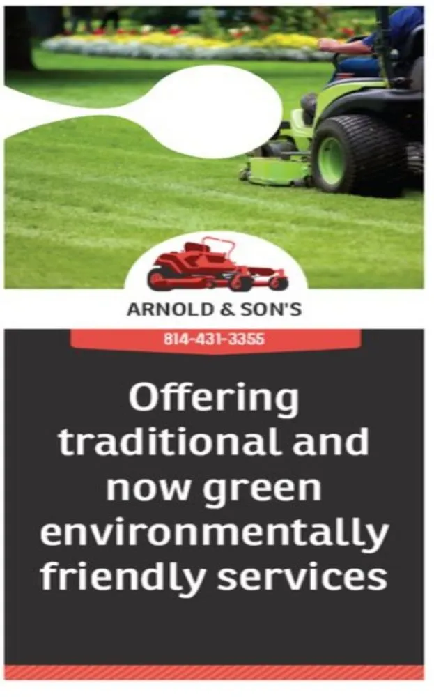 Professional lawn care service for outdoor upgrades in Lake City, PA by Arnold & Son's