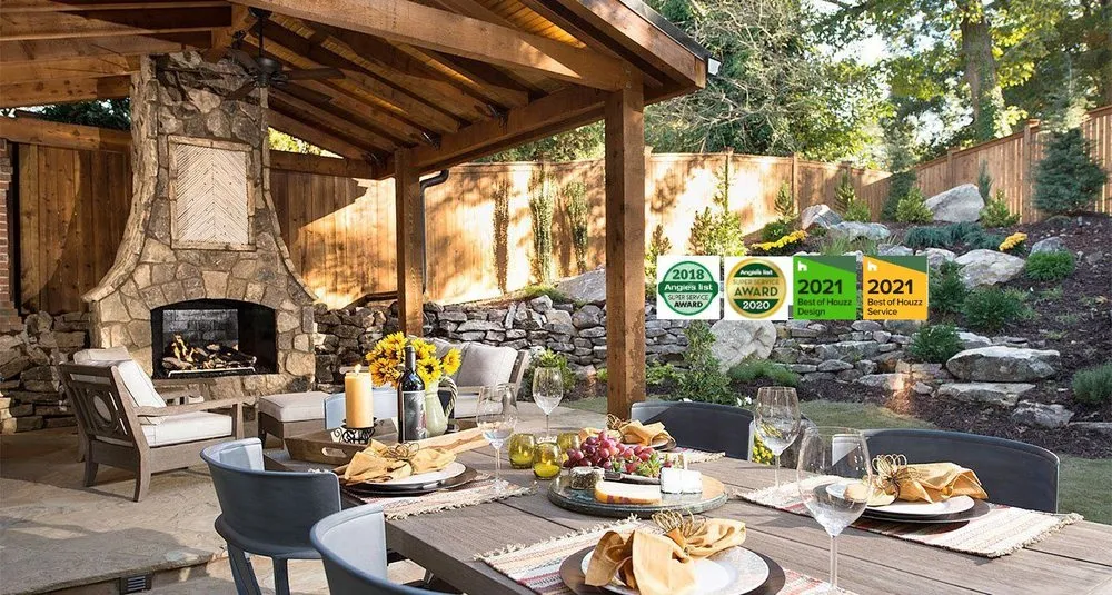 Trusted yard maintenance for homes in Atlanta, GA by ARNOLD Masonry and Landscape