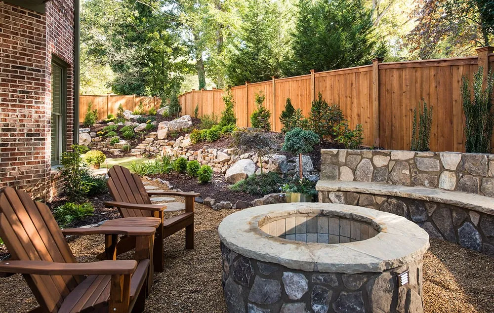 Affordable garden landscaping for residential properties across Atlanta, GA - ARNOLD Masonry and Landscape