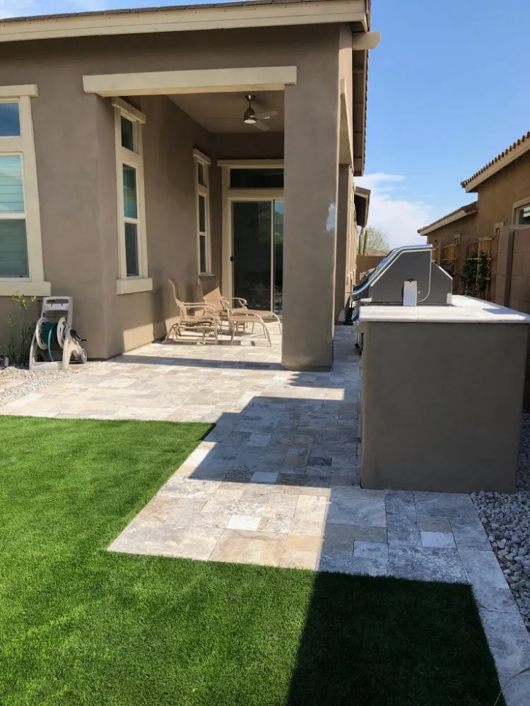 Local landscape installation for residential properties in Phoenix, AZ by Arnold's Custom Landscaping