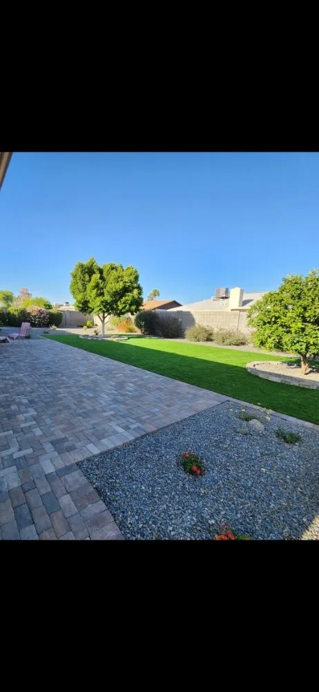 Professional landscaping services in Phoenix, AZ by Arnol's Lawn Services and Irrigation