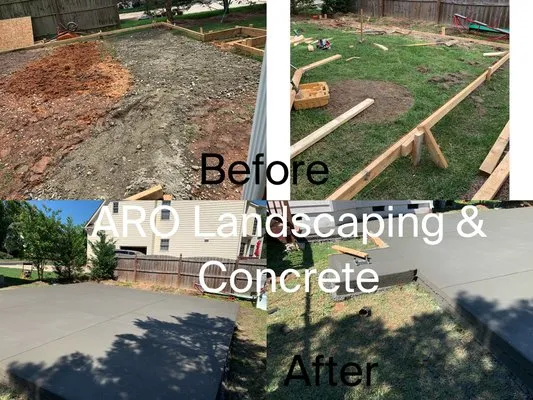 ARO Landscaping And Concrete Logo